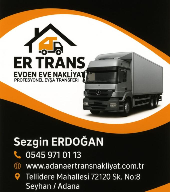 Adana Evden Eve Nakliyat ve Taşımacılık - Adana Er Trans Nakliyat